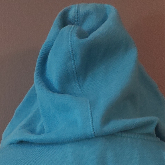 Moschino Blue Hoodie with front zipper and a Hoodie. Size Sm/med can fit a med 2 - Picture 7 of 13